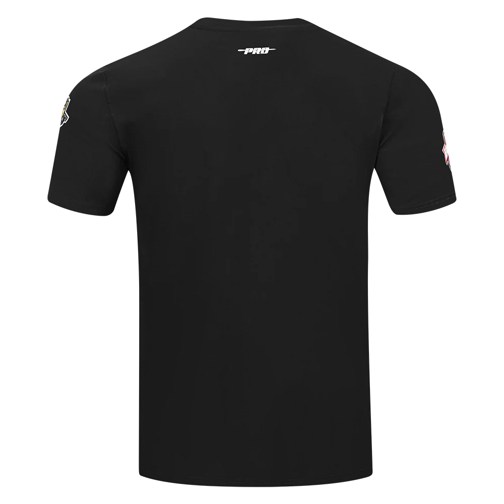NHL PITTSBURGH PENGUINS CLASSIC CHENILLE MEN'S TEE (BLACK) - Image 3