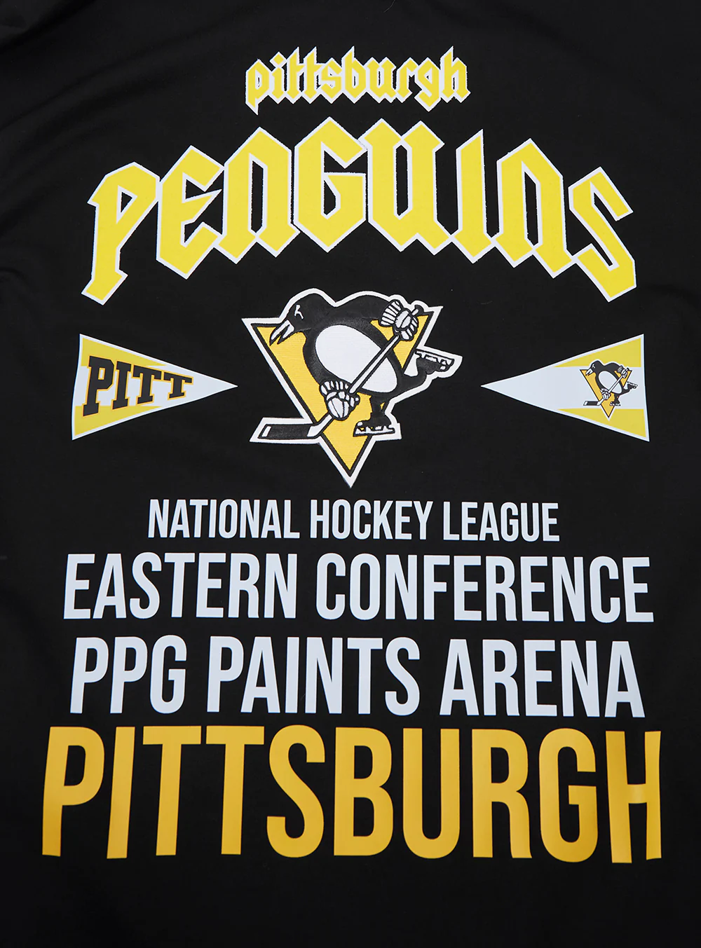 NHL PITTSBURGH PENGUINS CITY TOUR CJ DROP SHOULDER TEE (BLACK) - Image 6
