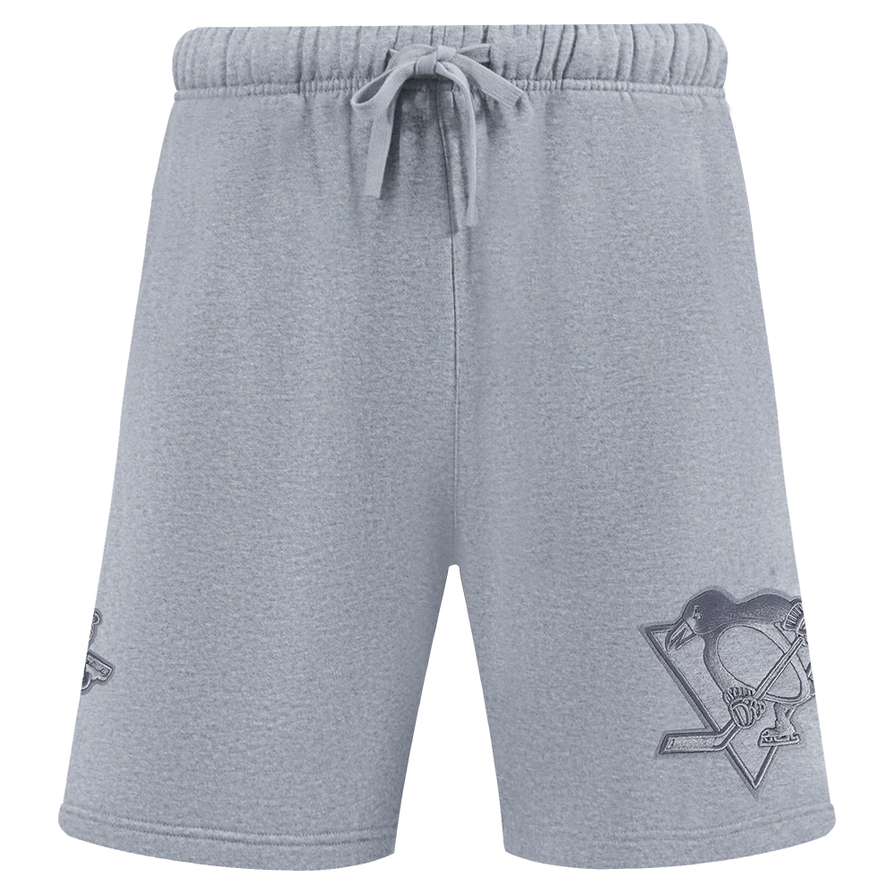 NHL PITTSBURGH PENGUINS NEUTRAL MEN'S SHORT (DARK HEATHER GRAY) - Image 2