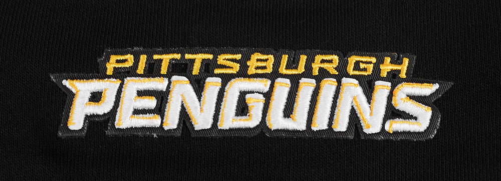 NHL PITTSBURGH PENGUINS CLASSIC WOMEN'S FLEECE CREWNECK (BLACK) - Image 7