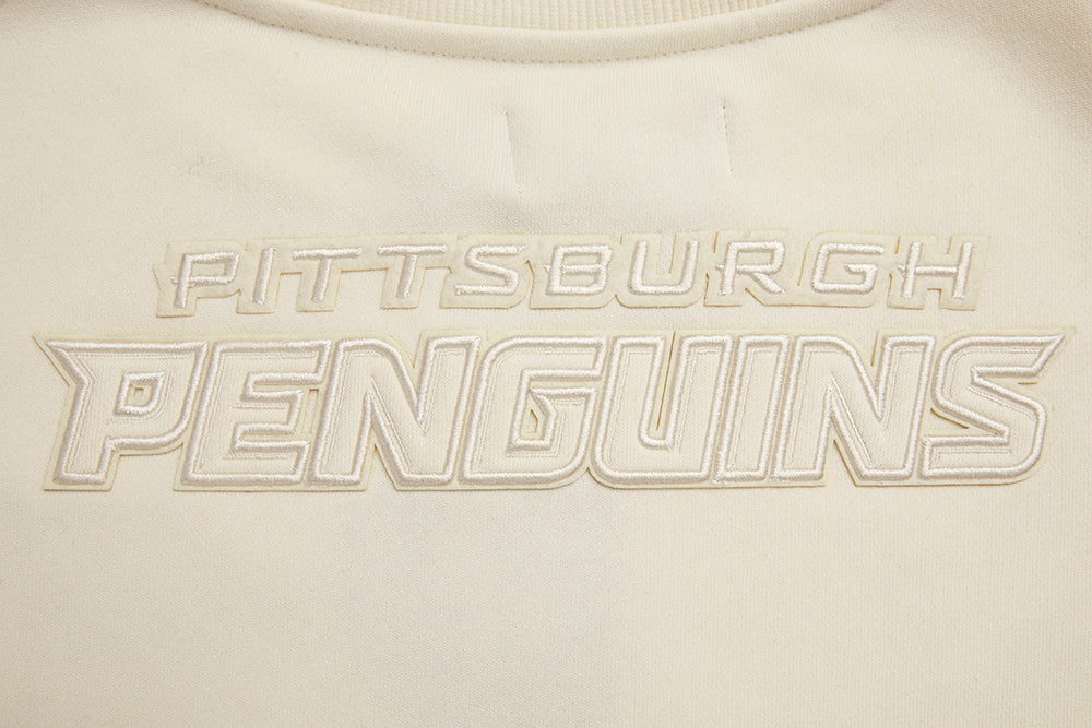 NHL PITTSBURGH PENGUINS NEUTRAL WOMEN'S CREWNECK (EGGSHELL) - Image 5