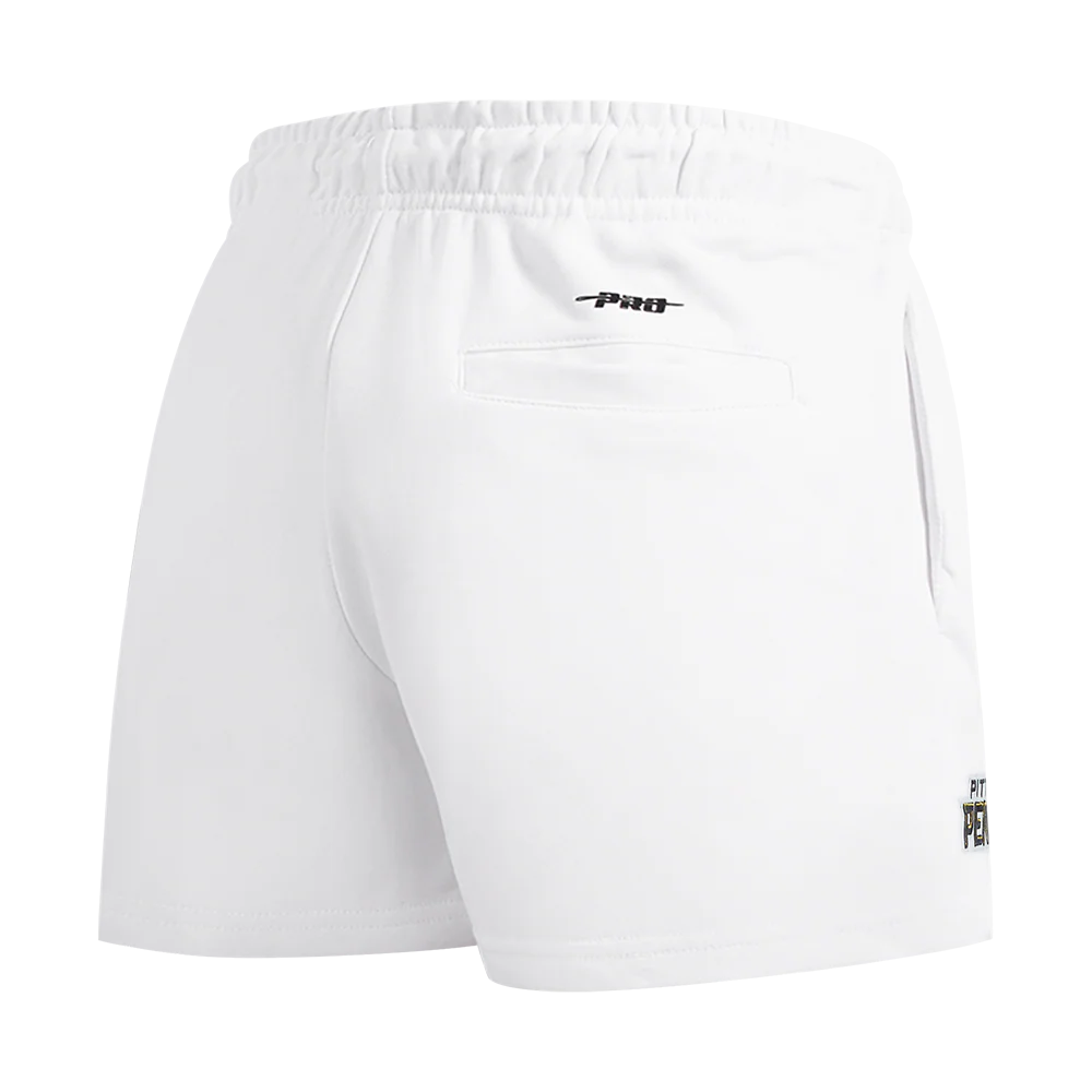 NHL PITTSBURGH PENGUINS CLASSIC WOMEN'S FLEECE SHORT (WHITE) - Image 3