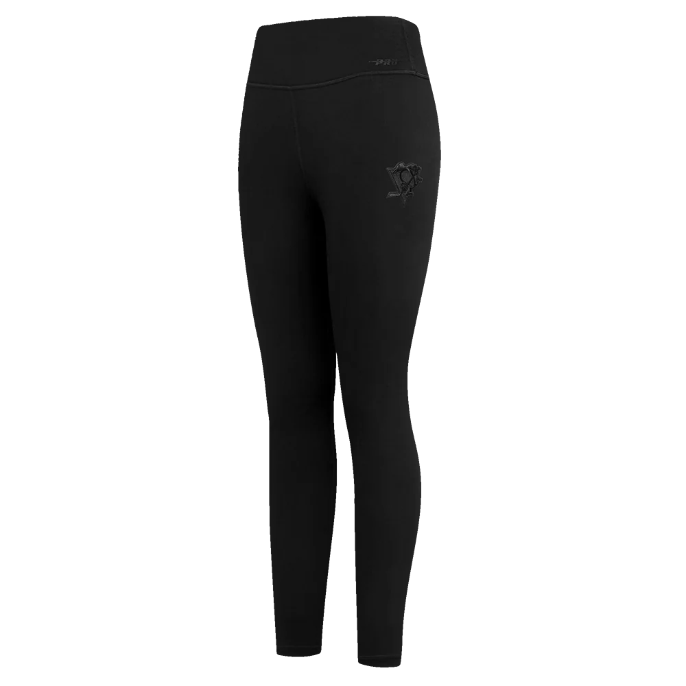 NHL PITTSBURGH PENGUINS NEUTRAL WOMEN'S JERSEY LEGGING (BLACK)