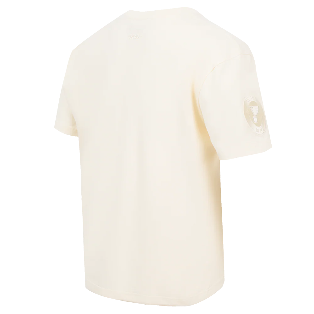 NHL ST. LOUIS BLUES NEUTRAL MEN'S DROP SHOULDER TEE (EGGSHELL) - Image 4