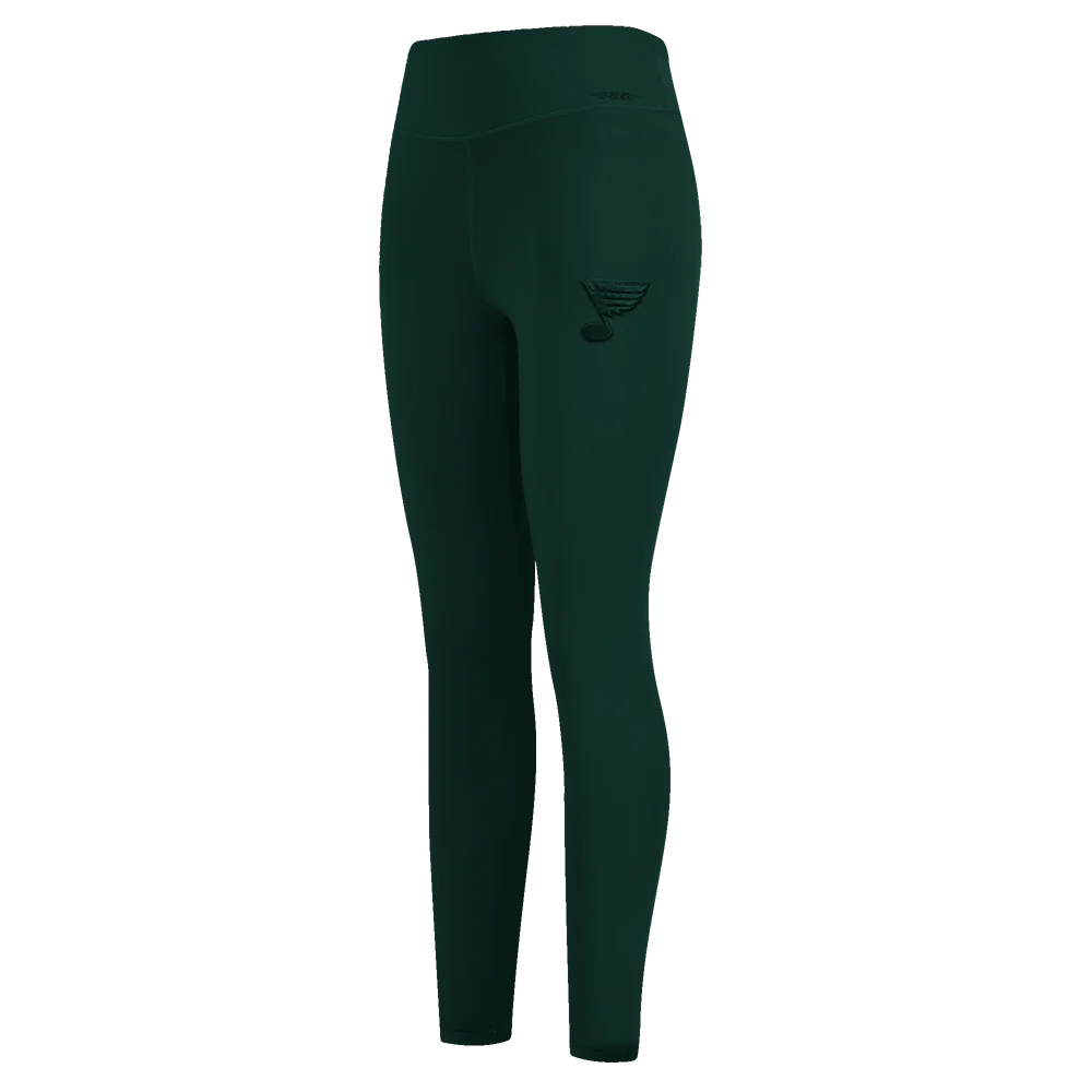 NHL ST. LOUIS BLUES NEUTRAL HIGH WAIST JERSEY LEGGING (FOREST GREEN)