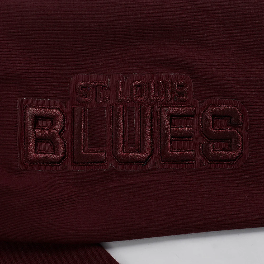 NHL ST. LOUIS BLUES NEUTRAL HIGH WAIST JERSEY LEGGING (WINE) - Image 6