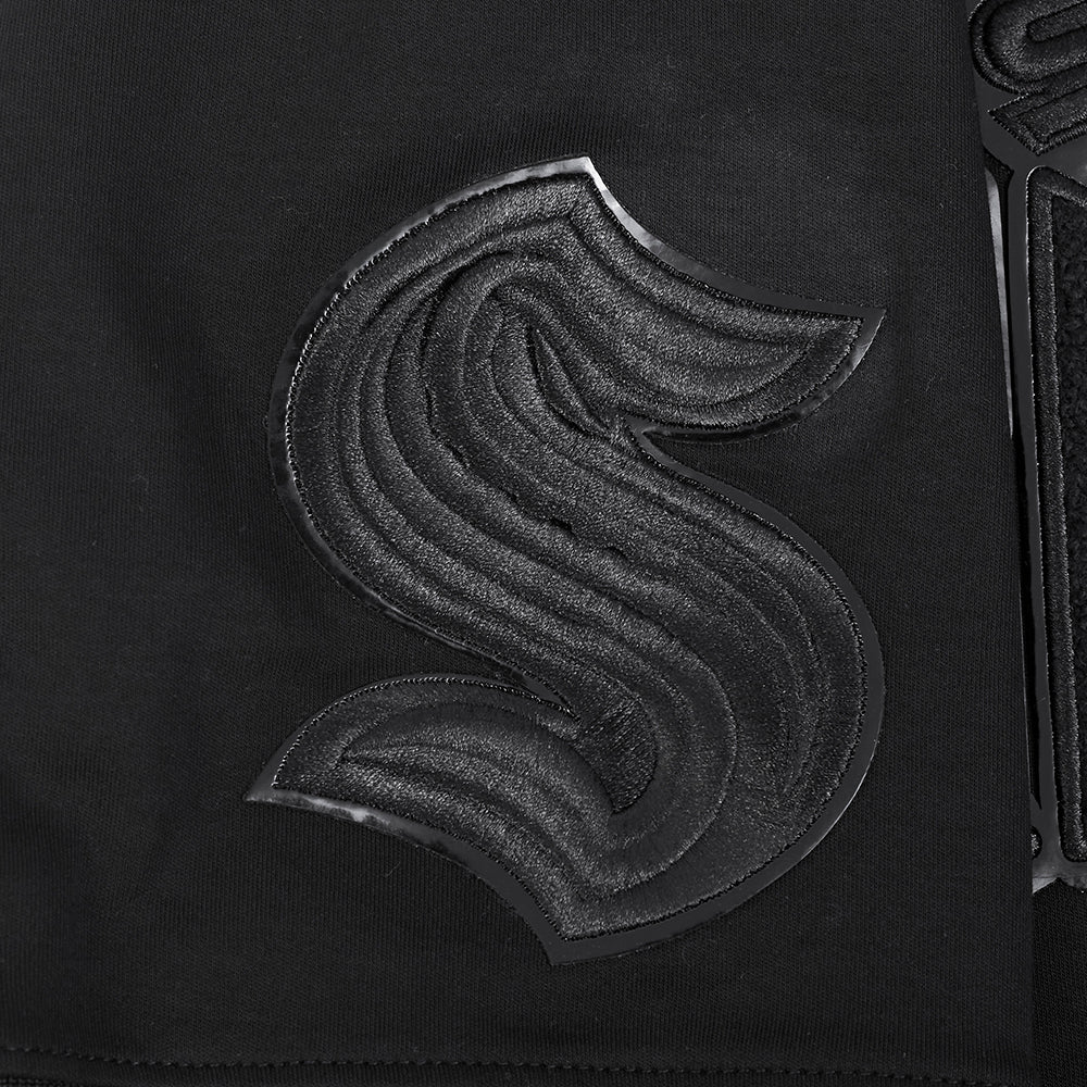 NHL SEATTLE KRAKEN TRIPLE BLACK MEN'S DK TEE (TRIPLE BLACK) - Image 7