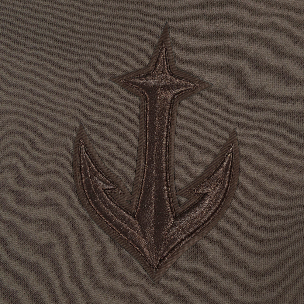 NHL SEATTLE KRAKEN NEUTRAL MEN'S DROP SHOULDER PULLOVER HOODIE (DARK TAUPE) - Image 7
