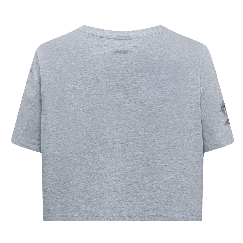 NHL SEATTLE KRAKEN NEUTRAL SINGLE JERSEY BOXY TEE (DARK HEATHER GRAY) - Image 3