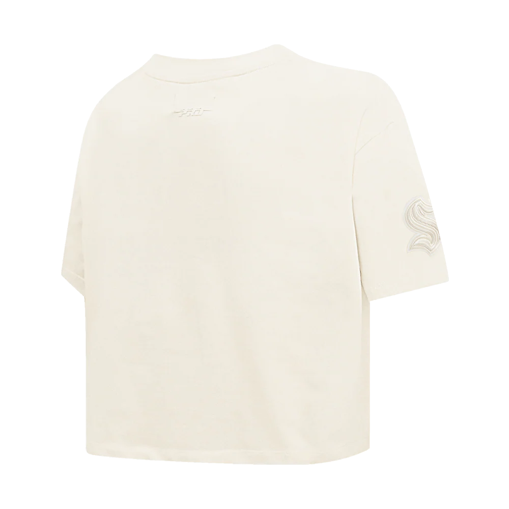 NHL SEATTLE KRAKEN NEUTRAL WOMEN'S BOXY TEE (EGGSHELL) - Image 4