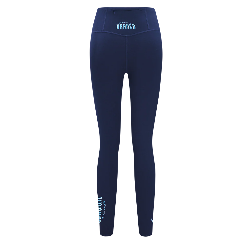 NHL SEATTLE KRAKEN CLASSIC WOMEN'S HW JERSEY LEGGING (MIDNIGHT NAVY) - Image 4