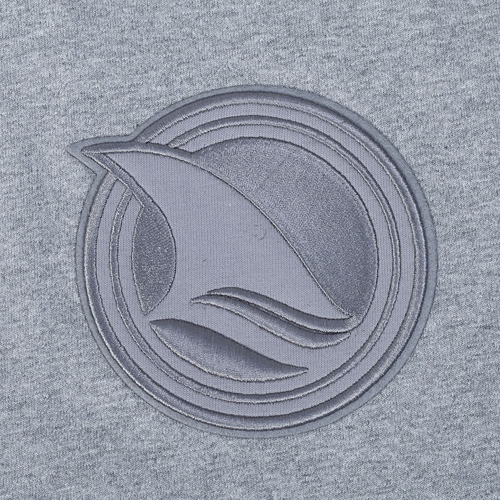 NHL SAN JOSE SHARKS NEUTRAL MEN'S DROP SHOULDER TEE (DARK HEATHER GRAY) - Image 5