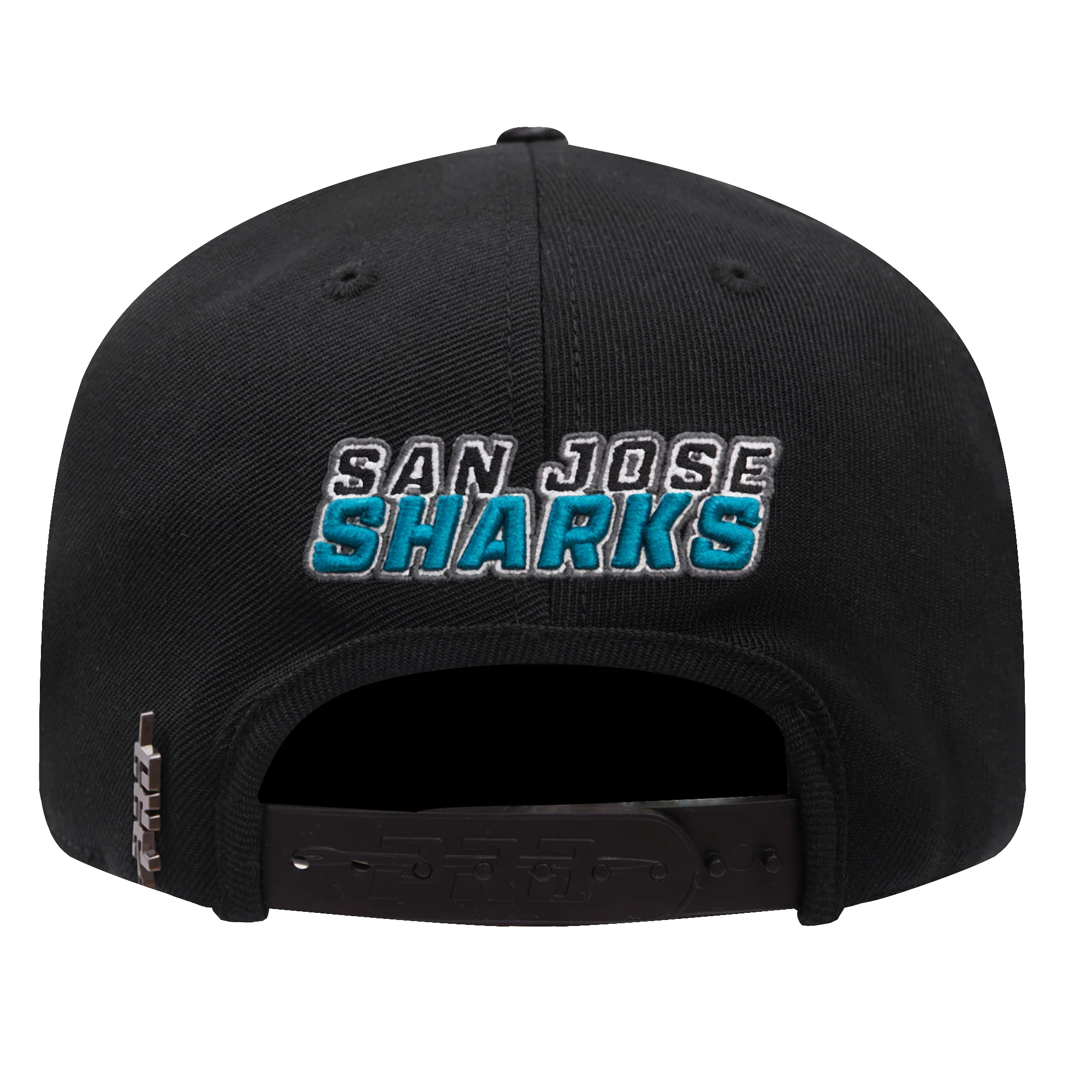 NHL SAN JOSE SHARKS HYBRID UNISEX SNAPBACK HAT (BLACK) - Image 5
