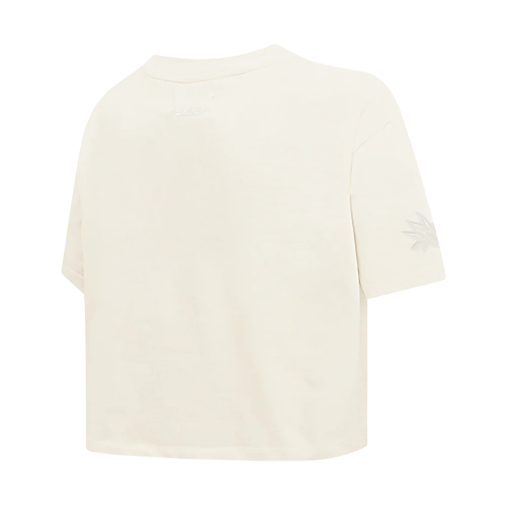 NHL SAN JOSE SHARKS NEUTRAL WOMEN'S BOXY TEE (EGGSHELL) - Image 4