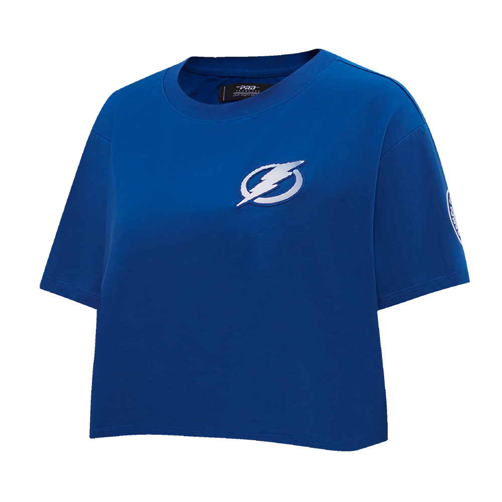 NHL TAMPA BAY LIGHTNING CLASSIC WOMEN'S SJ BOXY TEE (DODGER BLUE) - Image 2