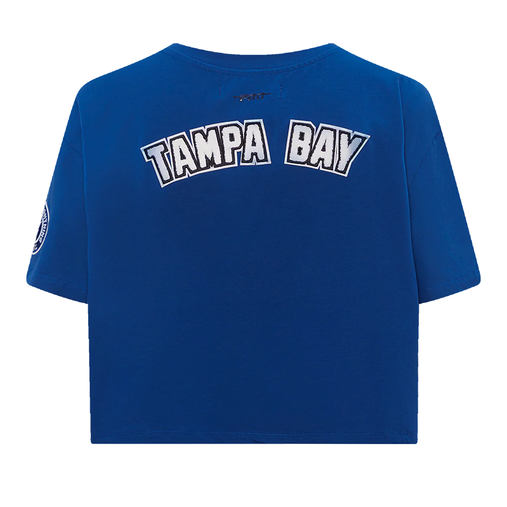 NHL TAMPA BAY LIGHTNING CLASSIC WOMEN'S SJ BOXY TEE (DODGER BLUE) - Image 4