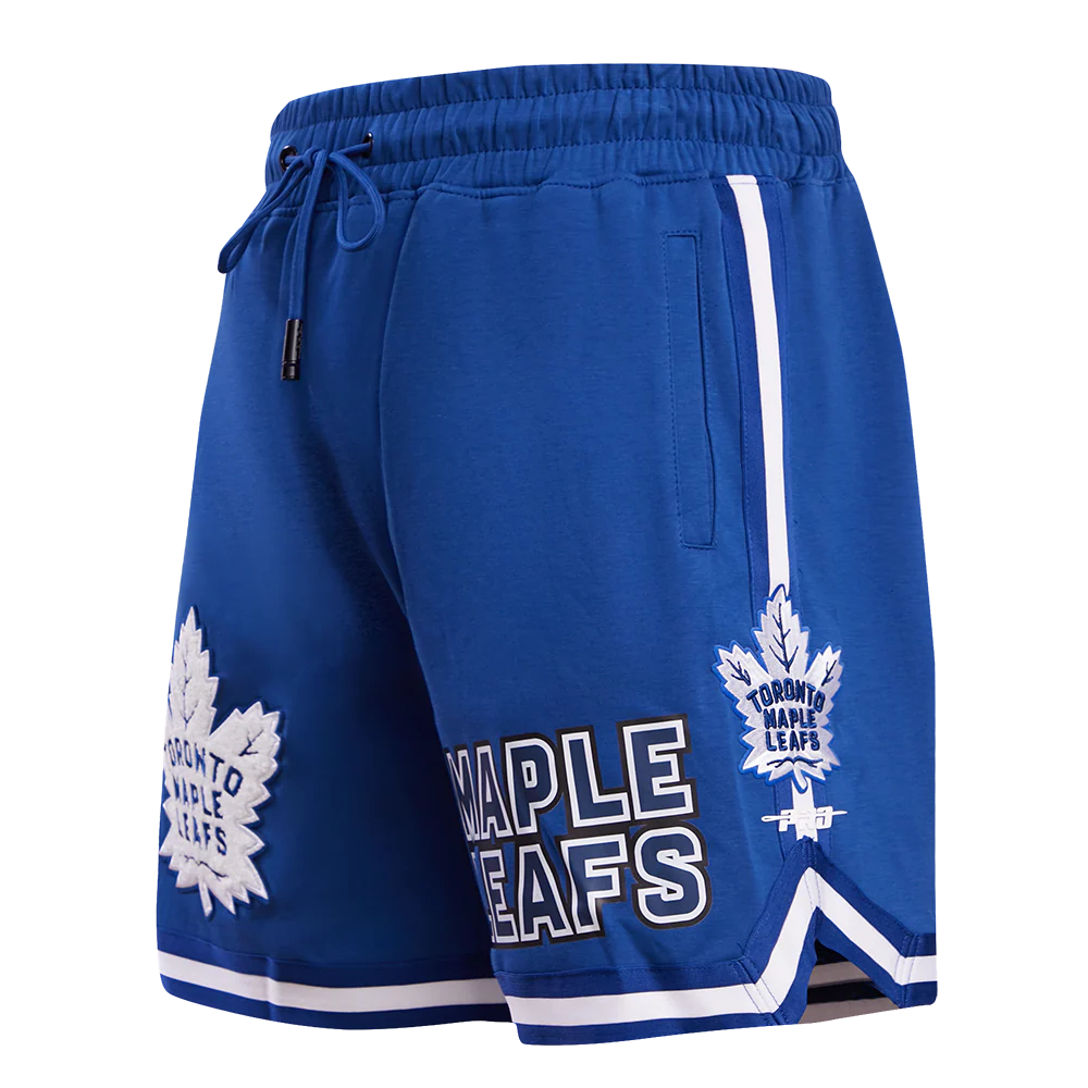 NHL TORONTO MAPLE LEAFS CLASSIC CHENILLE DOUBLE KNIT SHORT (DODGER BLUE) - Image 2