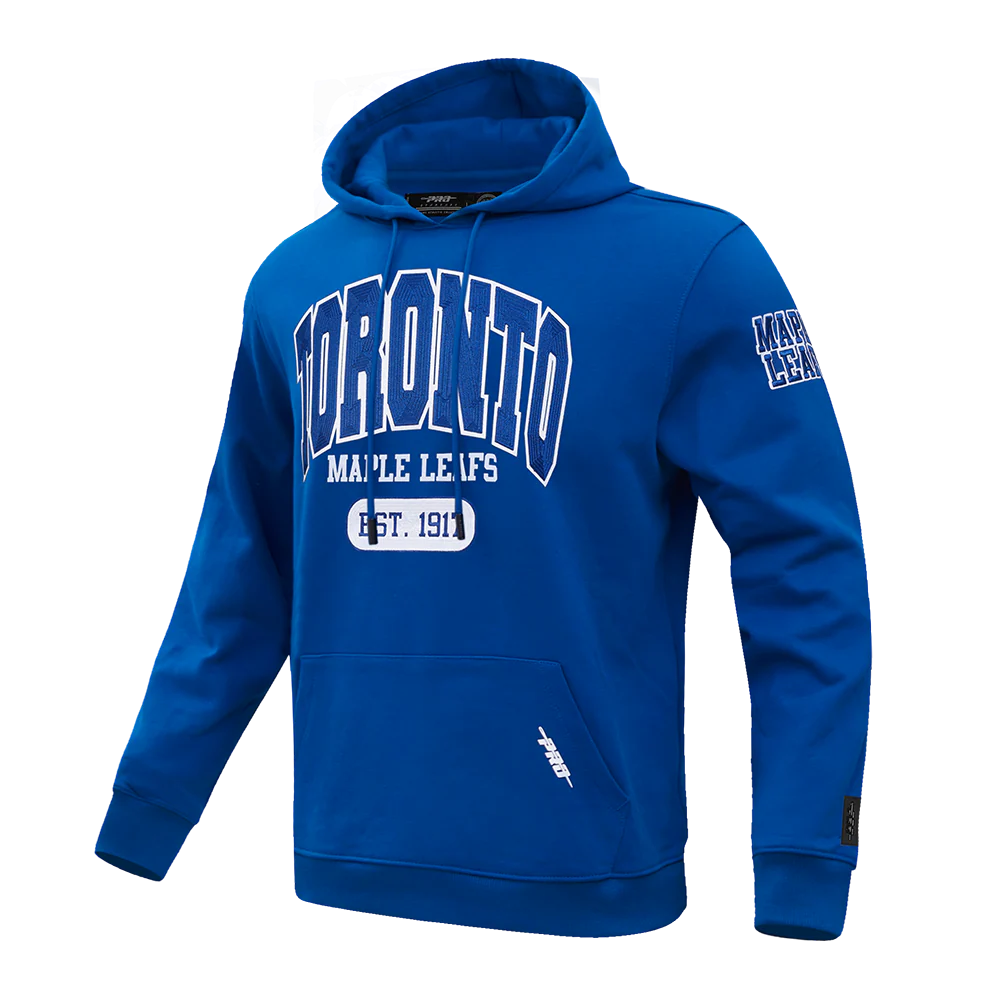 NHL TORONTO MAPLE LEAFS CITY ARCH MEN'S FLC PO HOODIE (DODGER BLUE) - Image 4