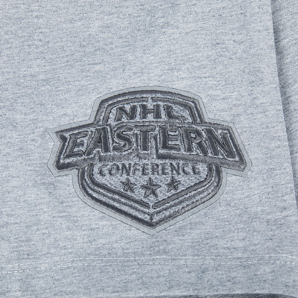 NHL TORONTO MAPLE LEAFS REVERSE FRENCH TERRY WOMEN'S SJ BOXY TEE (DARK HEATHER GRAY) - Image 7