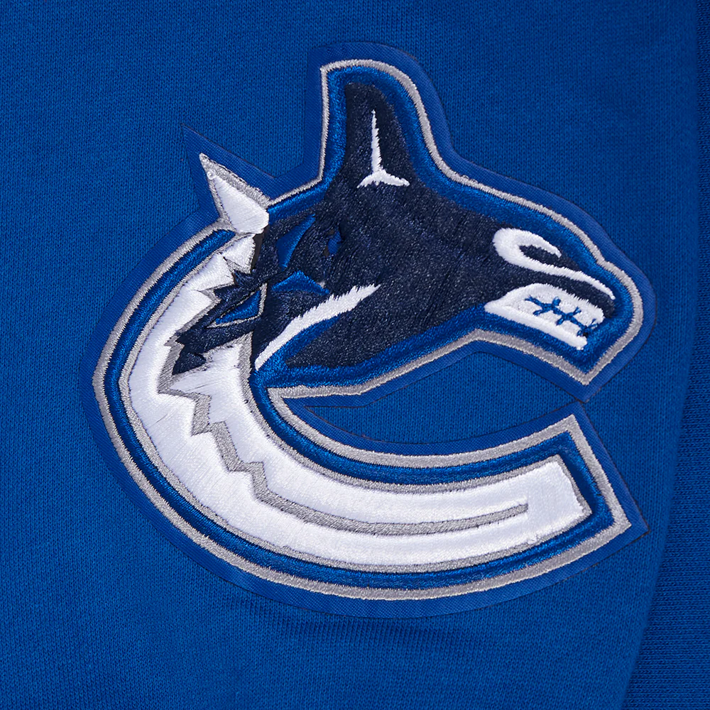 NHL VANCOUVER CANUCKS WINGSPAN MEN'S DROP SHOULDER FLC PO HOODIE (DODGER BLUE) - Image 7