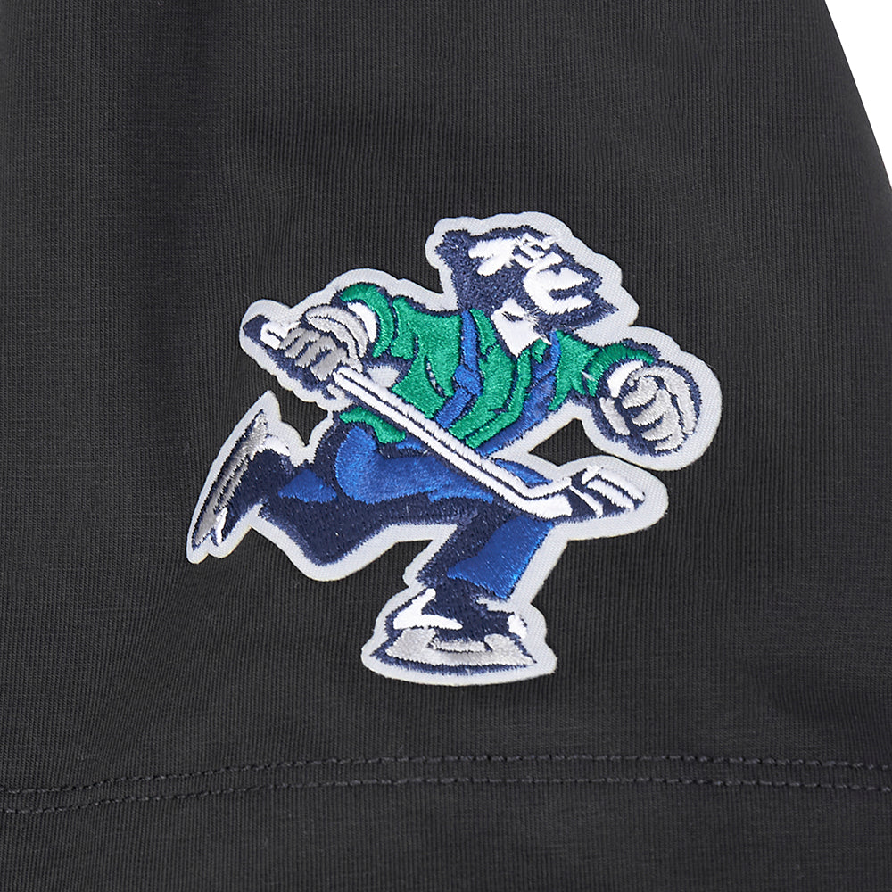 NHL VANCOUVER CANUCKS CLASSIC WOMEN'S SJ BOXY TEE (BLACK) - Image 7