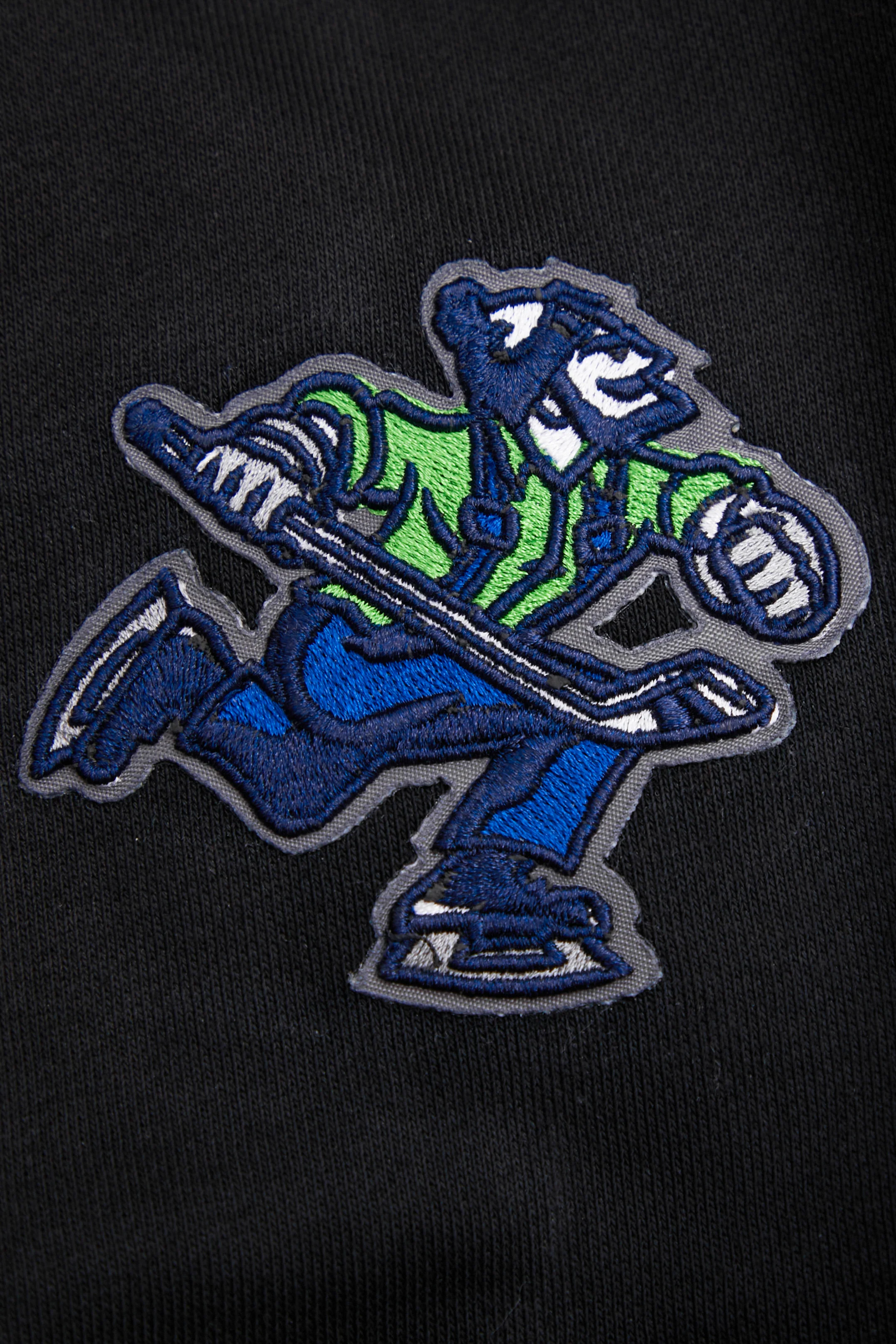 NHL VANCOUVER CANUCKS CLASSIC WOMEN'S FLC PO HOODIE (BLACK) - Image 6