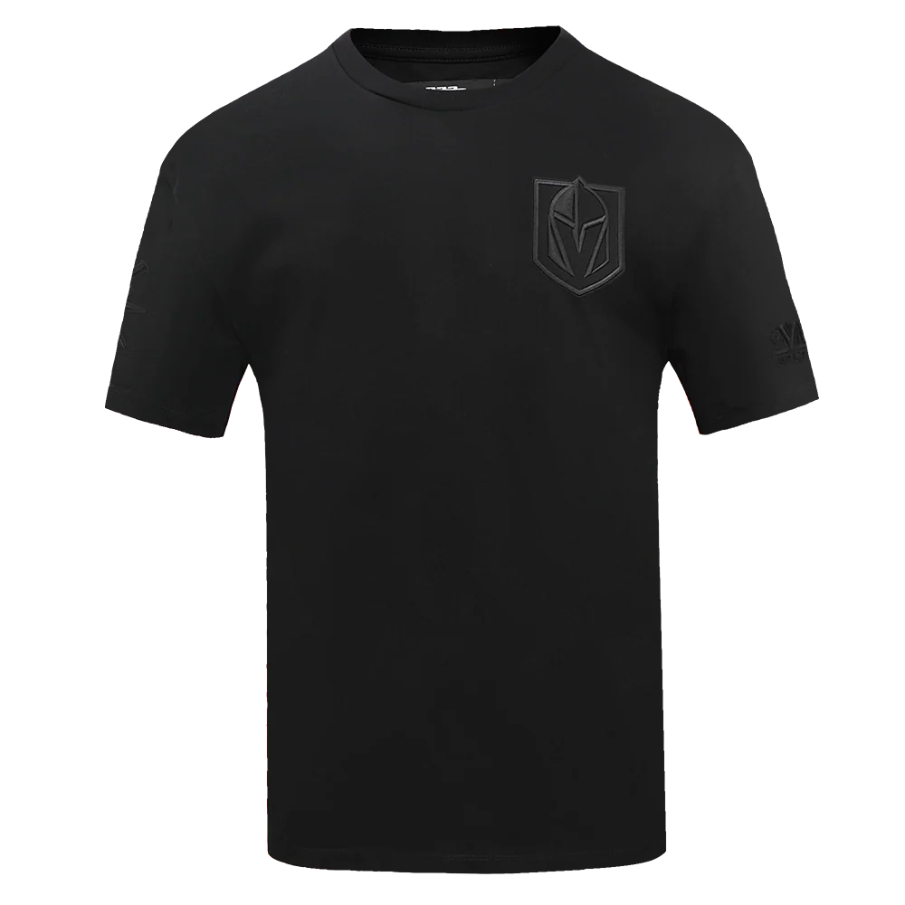 NHL VEGAS GOLDEN KNIGHTS NEUTRAL COTTON JERSEY DROP SHOULDER TEE (BLACK) - Image 8