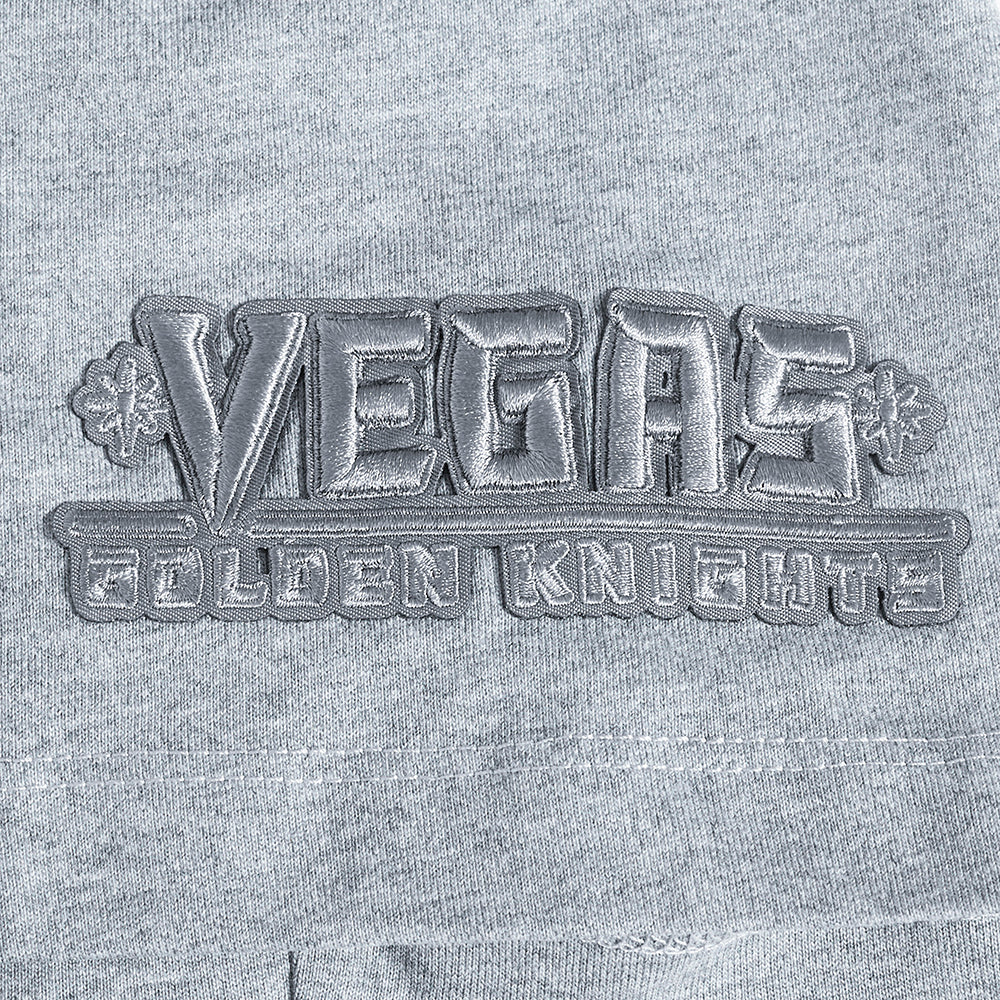 NHL VEGAS GOLDEN KNIGHTS NEUTRAL MEN'S DROP SHOULDER TEE (DARK HEATHER GRAY) - Image 5