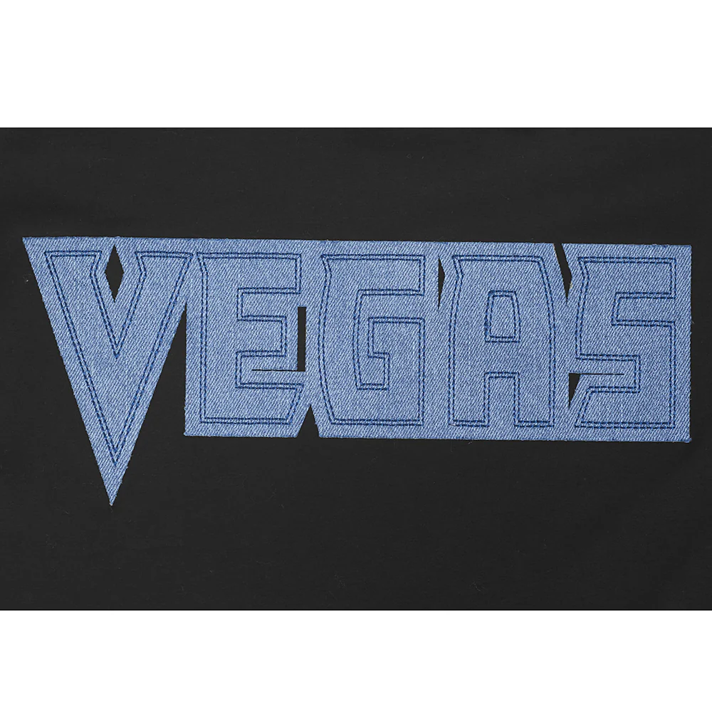 NHL VEGAS GOLDEN KNIGHTS VARSITY BLUES MEN'S TEE (BLACK) - Image 5