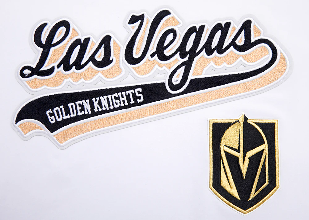 NHL VEGAS GOLDEN KNIGHTS SCRIPT TAIL MEN'S SINGLE JERSEY TEE (WHITE) - Image 5