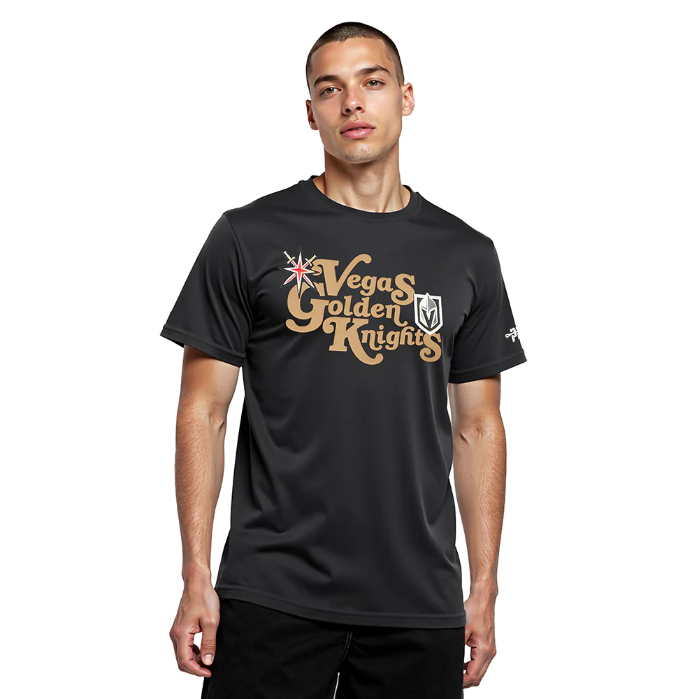 NHL VEGAS GOLDEN KNIGHTS SOUVENIR MEN'S SJ TEE (BLACK)