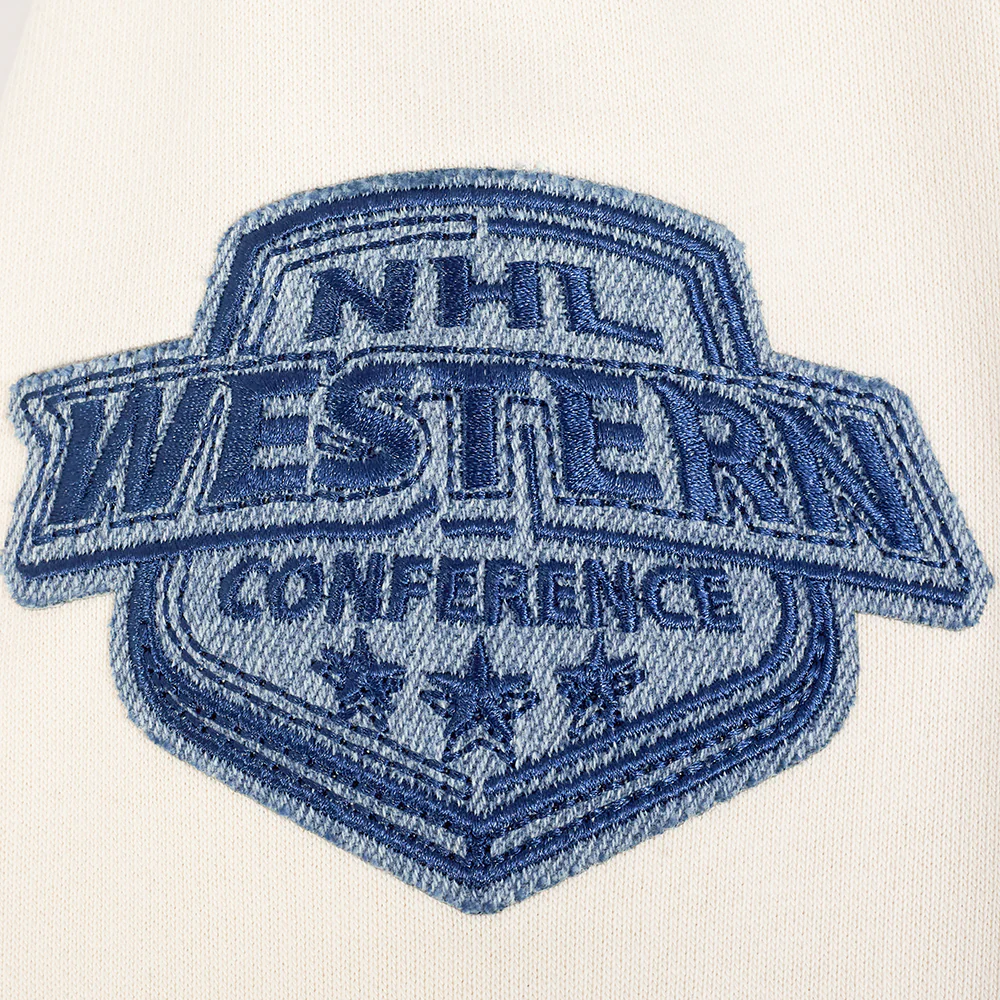 NHL VEGAS GOLDEN KNIGHTS VARSITY BLUES MEN'S PO HOODIE (LINEN) - Image 7