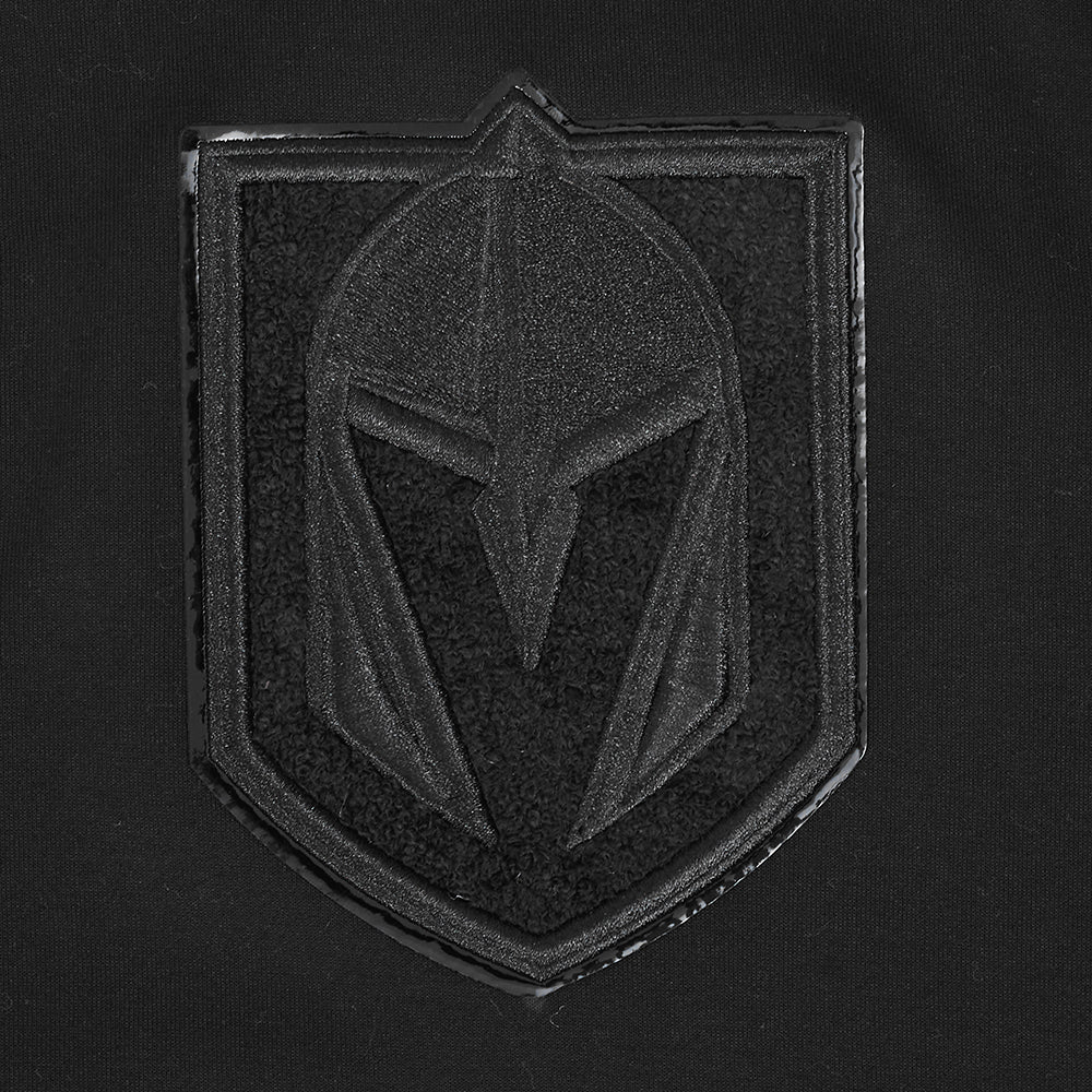 NHL VEGAS GOLDEN KNIGHTS TRIPLE BLACK MEN'S DK FZ PO HOODIE (TRIPLE BLACK) - Image 8