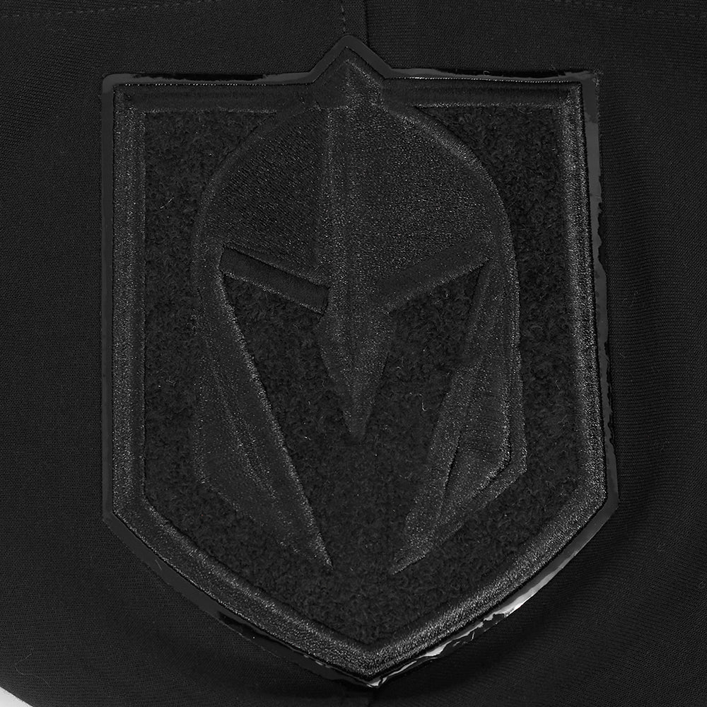 NHL VEGAS GOLDEN KNIGHTS TRIPLE BLACK MEN'S DK PO HOODIE (TRIPLE BLACK) - Image 5