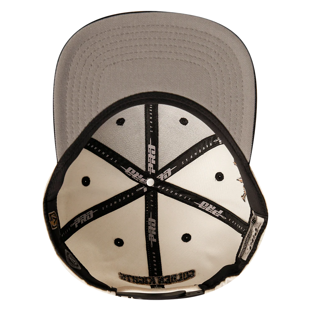 NHL VEGAS GOLDEN KNIGHTS RETRO CLASSIC UNISEX PRIMARY LOGO WOOL SNAPBAC (EGGSHELL) - Image 6