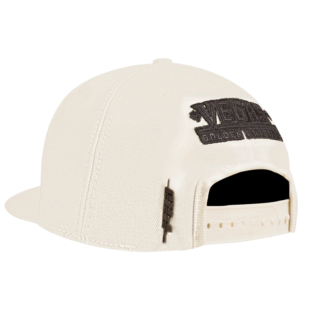 NHL VEGAS GOLDEN KNIGHTS TRIPLE TONAL WOOL SNAPBACK HAT (EGGSHELL) - Image 3