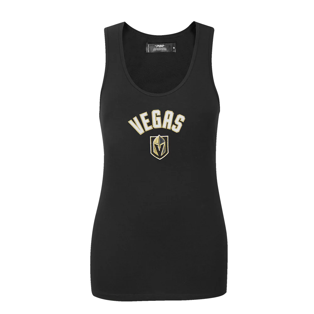 NHL VEGAS GOLDEN KNIGHTS CLASSIC WOMEN'S RELAXED FIT RACERBACK (BLACK)