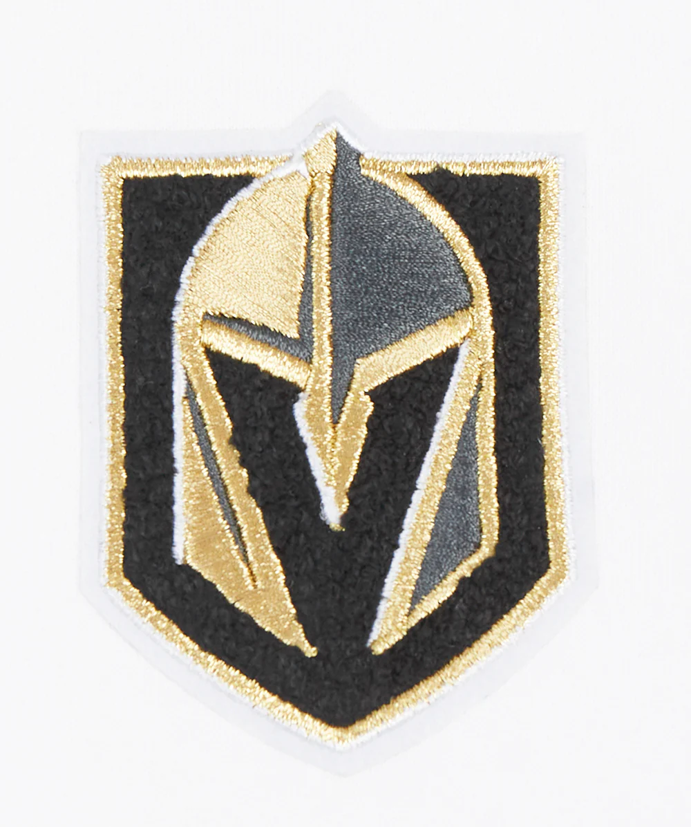 NHL VEGAS GOLDEN KNIGHTS CLASSIC WOMEN'S FLEECE HOODIE DRESS (WHITE) - Image 5