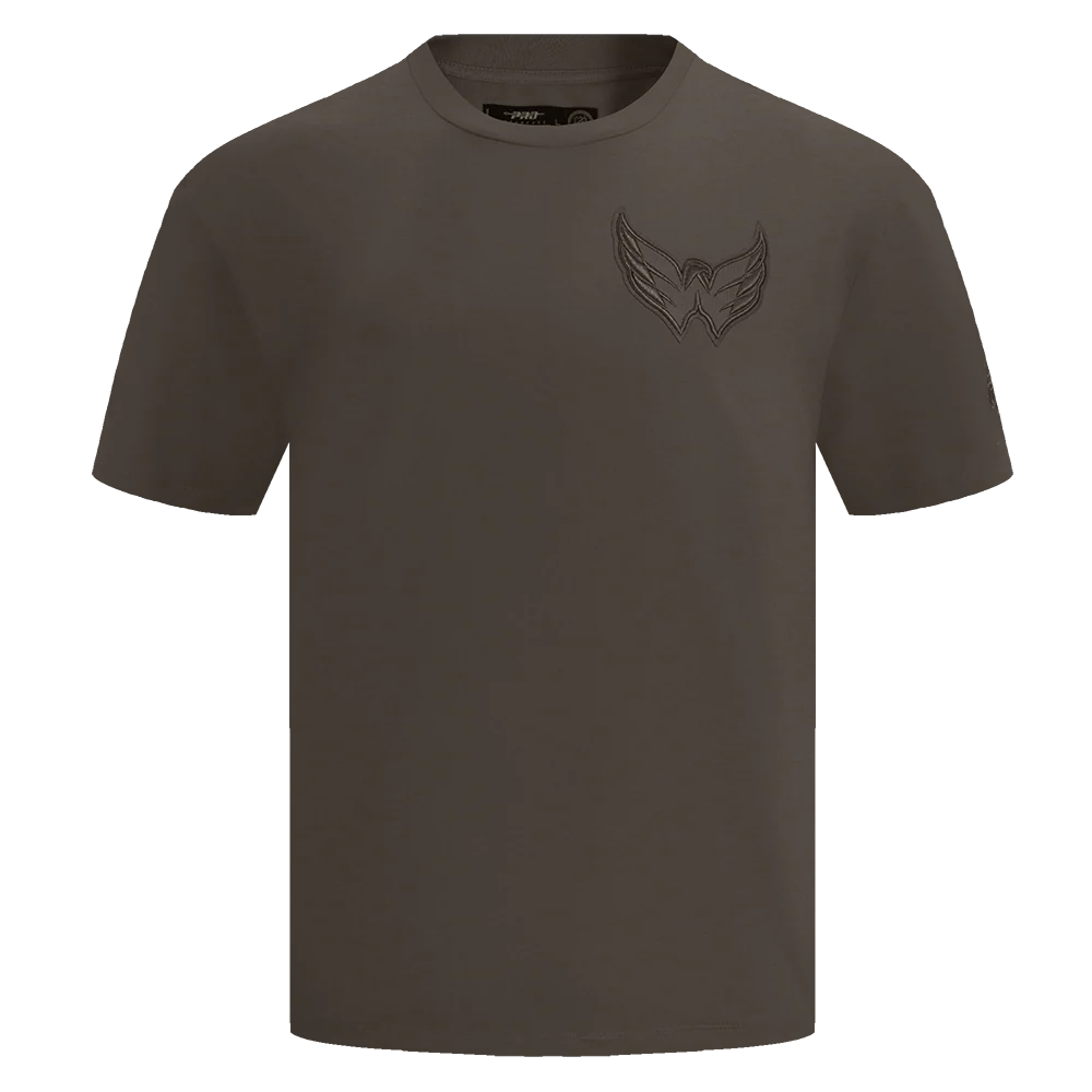 NHL WASHINGTON CAPITALS NEUTRAL MEN'S DROP SHOULDER TEE (DARK TAUPE)