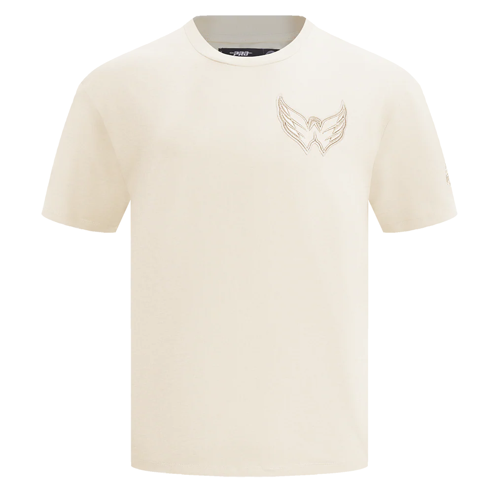 NHL WASHINGTON CAPITALS NEUTRAL MEN'S DROP SHOULDER TEE (EGGSHELL)