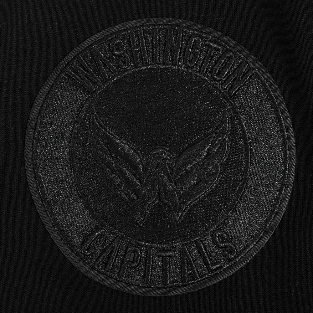 NHL WASHINGTON CAPITALS NEUTRAL MEN'S DROP SHOULDER PULLOVER HOODIE (BLACK) - Image 7