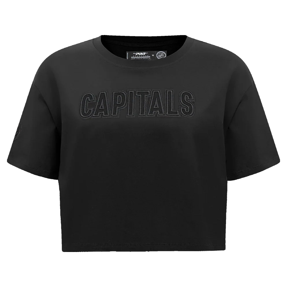 NHL WASHINGTON CAPITALS NEUTRAL WOMEN'S BOXY TEE (BLACK)