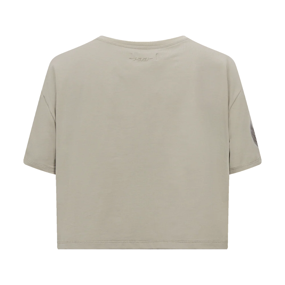 NHL WASHINGTON CAPITALS NEUTRAL WOMEN'S BOXY TEE (TAUPE) - Image 3