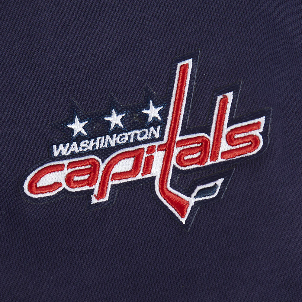 NHL WASHINGTON CAPITALS CLASSIC WOMEN'S FLC CREWNECK (MIDNIGHT NAVY) - Image 6
