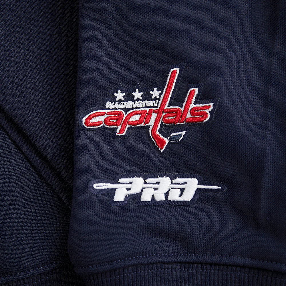 NHL WASHINGTON CAPITALS WINGSPAN WOMEN'S FLC CREWNECK (MIDNIGHT NAVY) - Image 8