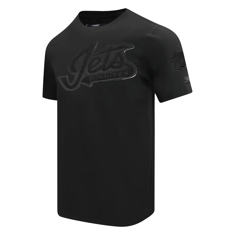 NHL WINNIPEG JETS CLASSIC TRIPLE BLACK MEN'S MEN'S SJ TEE (TRIPLE BLACK) - Image 2