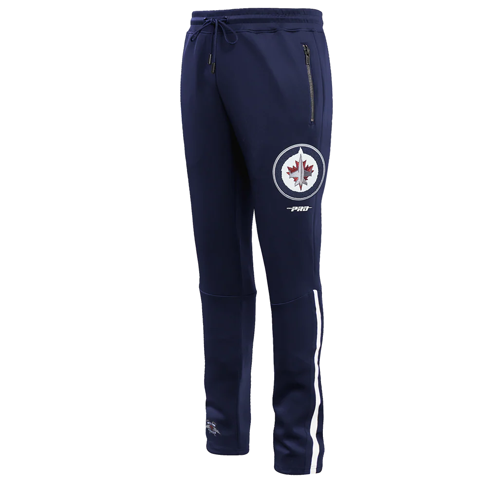 NHL WINNIPEG JETS CLASSIC CHENILLE MEN'S TRACK PANT (MIDNIGHT NAVY)