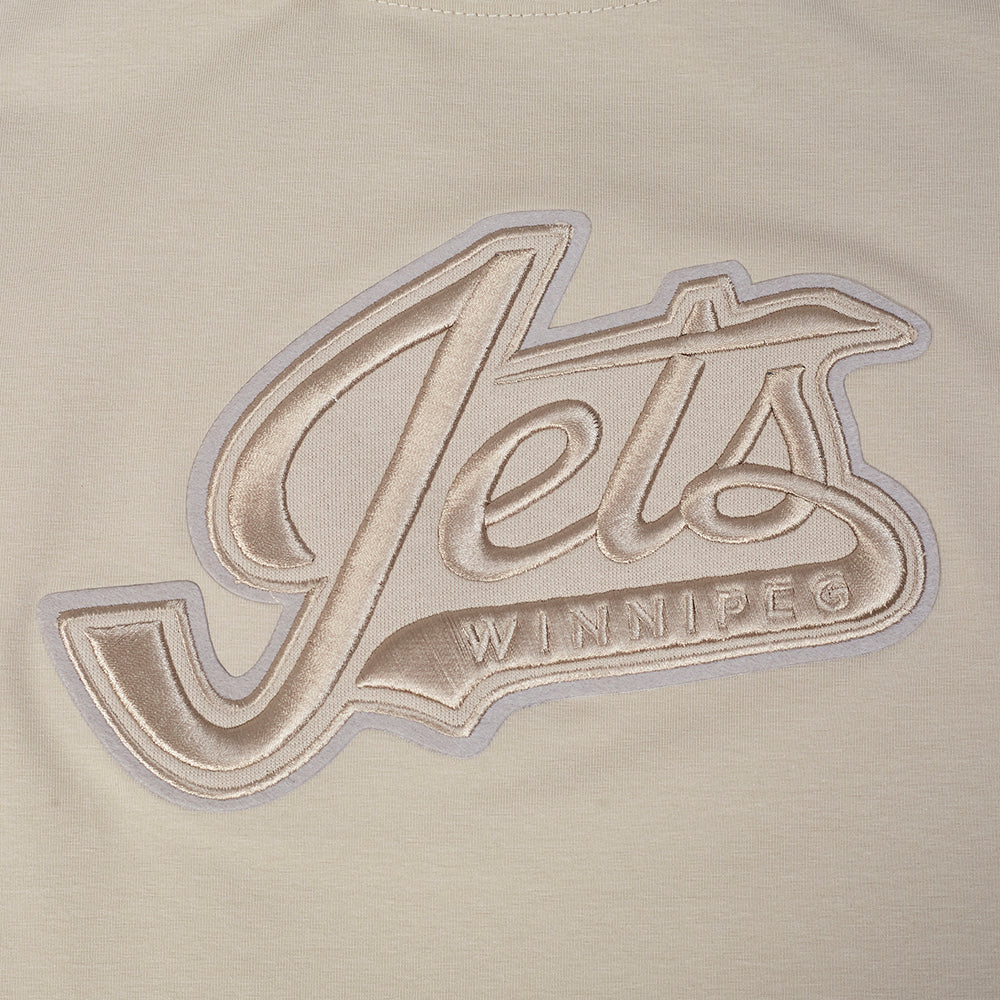 NHL WINNIPEG JETS NEUTRAL WOMEN'S SJ BOXY TEE (TAUPE) - Image 5