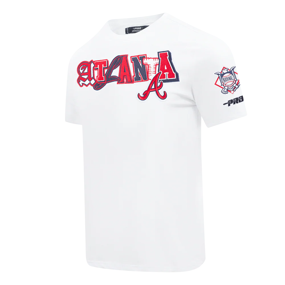 MLB ATLANTA BRAVES CITY RANSOM MEN'S SINGLE JERSEY TEE (WHITE) - Image 6