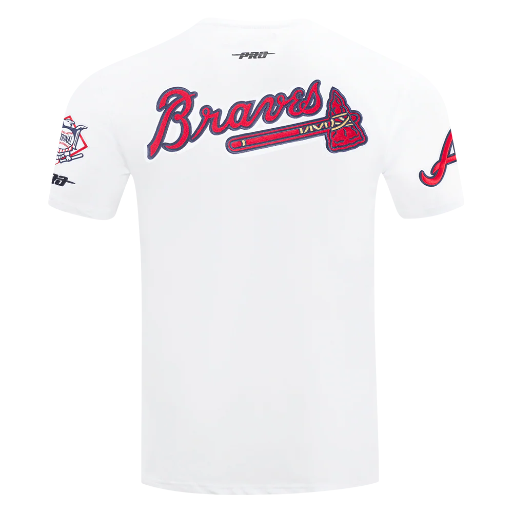MLB ATLANTA BRAVES CITY RANSOM MEN'S SINGLE JERSEY TEE (WHITE) - Image 7
